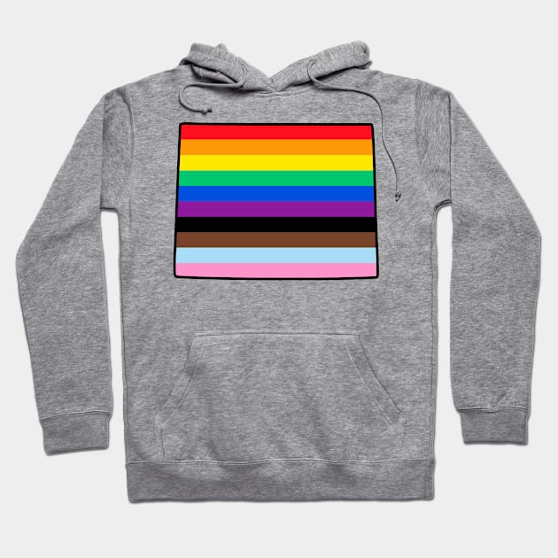 Wyoming Pride Hoodie by fearcity